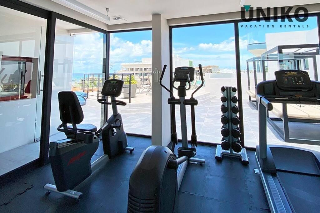 1 Block To The 2br 6pax Rooftop Pool King Bed Playa del Carmen