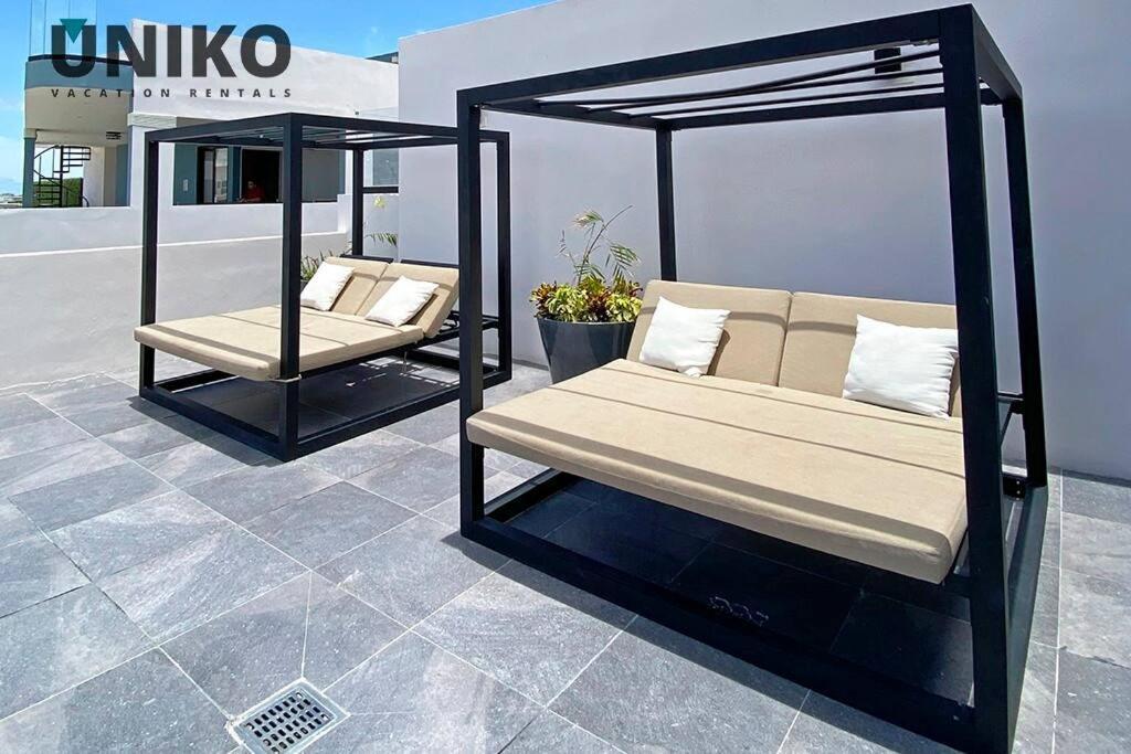 1 Block To The 2br 6pax Rooftop Pool King Bed Apartamento Playa del Carmen